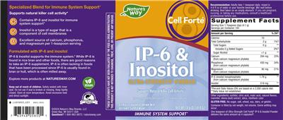 Nature's Way Cell Forté IP-6 & Inositol Citrus Flavored Drink Mix product packaging