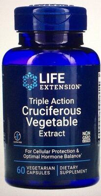 Life Extension Triple Action Cruciferous Vegetable Extract product packaging