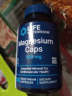 Life Extension Magnesium Caps 500 mg product packaging