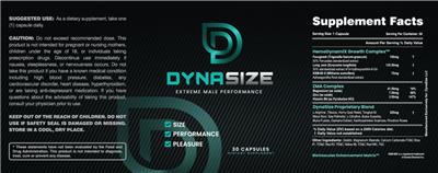 DynaSize DynaSize source label used in the packaging illustration