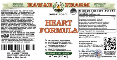 Hawaii Pharm Heart Formula Non-Alcohol product packaging