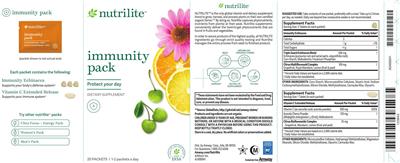 Nutrilite Immunity Echinacea source label used in the packaging illustration