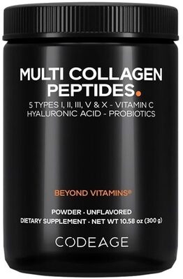 Codeage Multi Collagen Peptides Unflavored product packaging