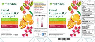 Nutrilite Antioxidant Health Mango Citrus Flavor source label used in the packaging illustration