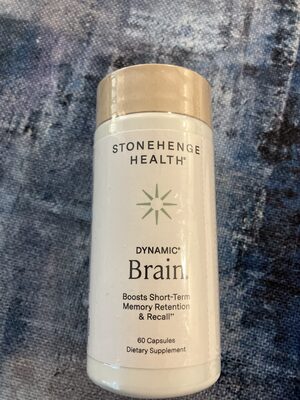 Stonehenge Health Dynamic Brain 300 mg source label used in the packaging illustration