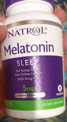 Natrol Melatonin 5 mg product packaging