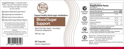 Yuen Diing Enterprise Blood Sugar Support product packaging