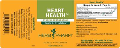 Herb Pharm Heart Health product packaging