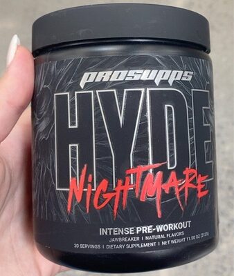 PS ProSupps Hyde Nightmare Jawbreaker source label used in the packaging illustration
