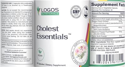 Logos Nutritionals Cholest Essentials product packaging