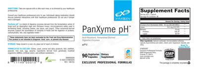 XYMOGEN PanXyme pH product packaging