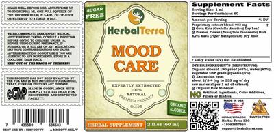 Herbal Terra Mood Care product packaging