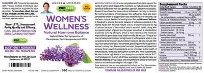 ProCaps Laboratories Women's Wellness product packaging