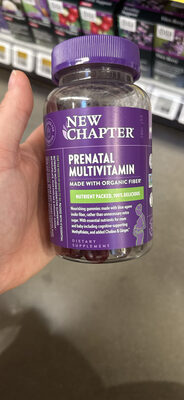 New Chapter Prenatal Multivitamin Berry Citrus Flavored source label used in the packaging illustration
