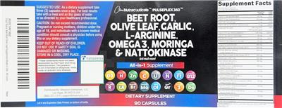 Clean Nutraceuticals Pulseplex 360 source label used in the packaging illustration