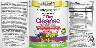 Purely Inspired 7-Day Cleanse product packaging