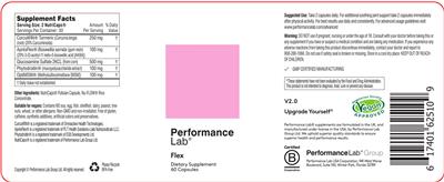 Performance Lab Flex source label used in the packaging illustration