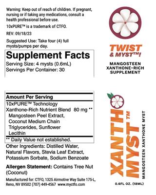 Twist & Myst Xanth Myst source label used in the packaging illustration