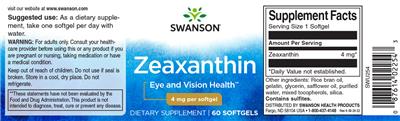 Swanson Zeaxanthin 4 mg source label used in the packaging illustration