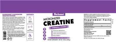 Bluebonnet Micronized Creatine product packaging