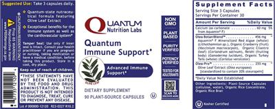 Quantum Nutrition Labs Quantum Immune Support product packaging