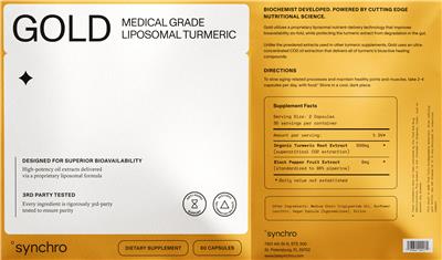 Synchro Gold product packaging