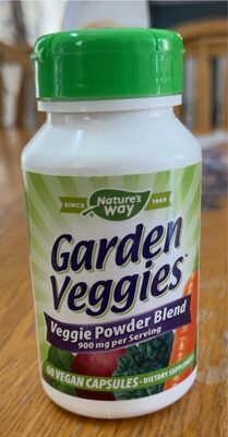 Nature's Way Garden Veggies product packaging