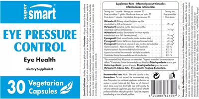 SuperSmart Eye Pressure Control product packaging