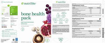 Nutrilite Bone Guard source label used in the packaging illustration