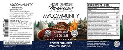 Host Defense Mushrooms MyCommunity product packaging