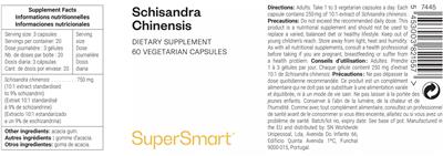 SuperSmart Schisandra Chinensis product packaging