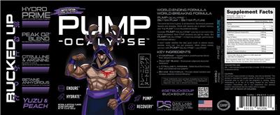 Bucked Up Pump Ocalypse Yuzu & Peach source label used in the packaging illustration