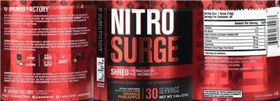 Jacked Factory Nitrosurge Shred Orange Pineapple source label used in the packaging illustration