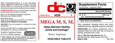 DC Mega M. S. M. source label used in the packaging illustration