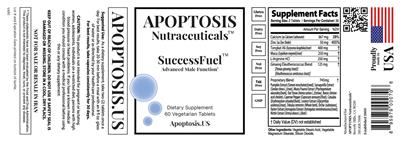 APOPTOSIS Nutraceuticals SuccessFuel source label used in the packaging illustration