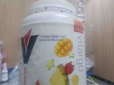 Vitargo Vitargo Fruit Punch source label used in the packaging illustration