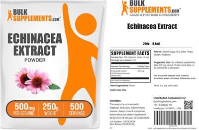 BulkSupplements.com Echinacea Extract product packaging