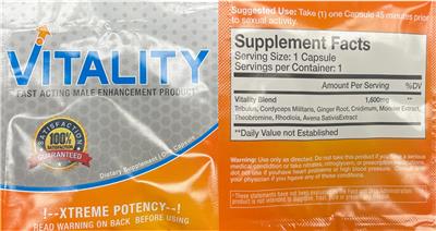 One Source Nutrition Vitality source label used in the packaging illustration