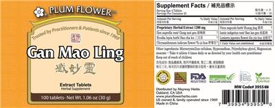 Plum Flower Gan Mao Ling product packaging
