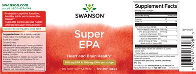 Swanson Super EPA source label used in the packaging illustration