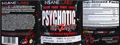 Insane Labz Psychotic War Zombie ZR31-Punch product packaging