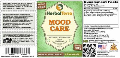 Herbal Terra Mood Care Alcohol Free product packaging
