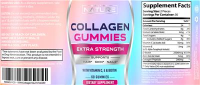 Built By Nature Collagen Gummies Extra Strength product packaging