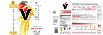 Vitargo Vitargo Mango source label used in the packaging illustration