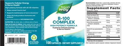 Nature's Way B-100 Complex product packaging