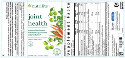 Nutrilite Joint Health source label used in the packaging illustration