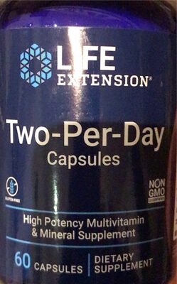 Life Extension Two-Per-Day Capsules product packaging