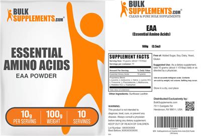 BulkSupplements.com EAA product packaging