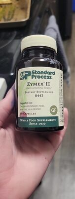 SP Standard Process Zymex II source label used in the packaging illustration