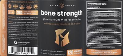 NutraChamps Bone Strength product packaging